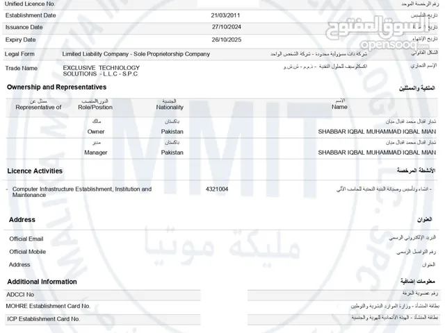 Old Trade License for sale / Business Consultancy / Selling old Trade License.