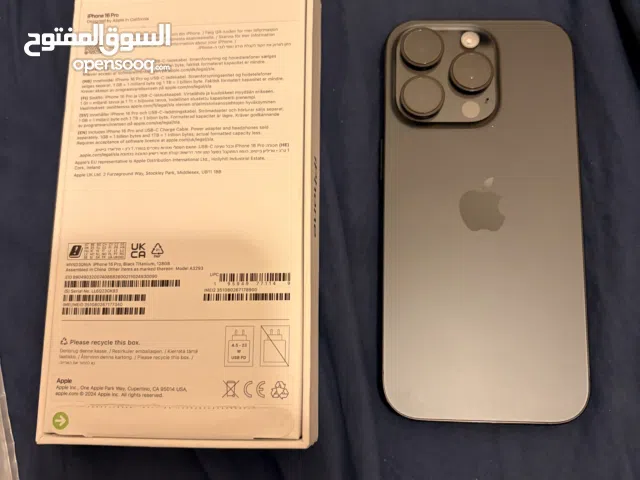 iphone 16 pro dessert black titanium 100 % battery health