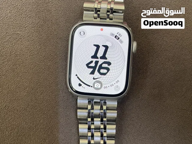 (Apple Watch series 9) بطارية 100% نظيفة بدون اي مشاكل مفعل عليها ECG تخطيط القلب