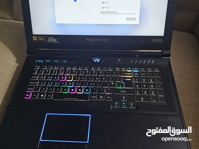 Gaming laptop Acer predator Helios 700 (((Rare))) 17.3" used like new