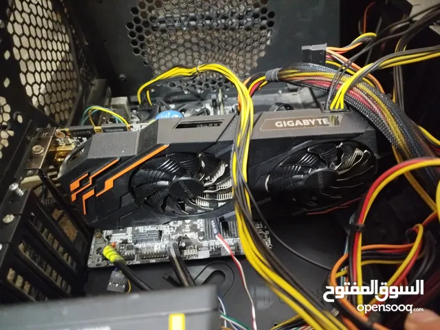 موجود جهاز i5 6400 Ram12ddr4 Power supply Antec 600w Motherboard H110 Gtx1070 Gigabyte ssd240