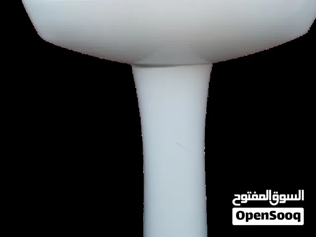 مغاسل جديدة بورسلان  مع عمود قطعتين   WASH BASIN