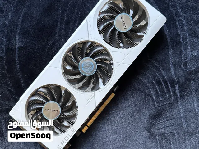 كرت شاشة RTX 4060 مستعمل 3مراوح جيجا بايت نسخة مميزة  بحال الوكالة للبيع مختوم مش مفتوح