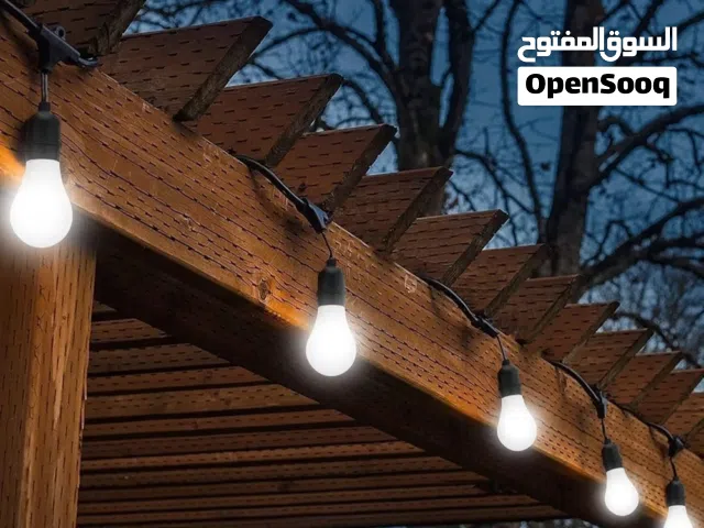 ليتات زينة بالكهرباء المتر ب 500 بيسه مع اللمبات كل متر يجي لمبتين