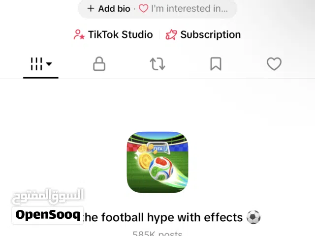 حساب تيك توك ب 800