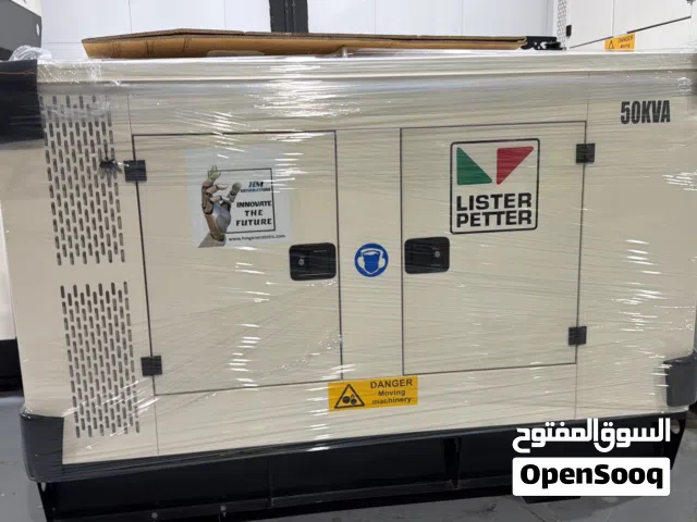 High quality snd brand new generator 50kVA Listerpetter