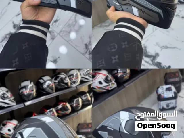 خوذة دراجة نارية مصنفة فك متحرك مع نظارة شمسية داخلية مع مكان مخصص للسماعة