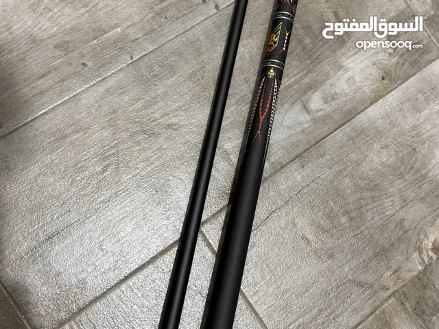 Premium 58” Glass Fiber Pool Cue Stick Professional Billiards Precision Cue  Smooth Grip with case