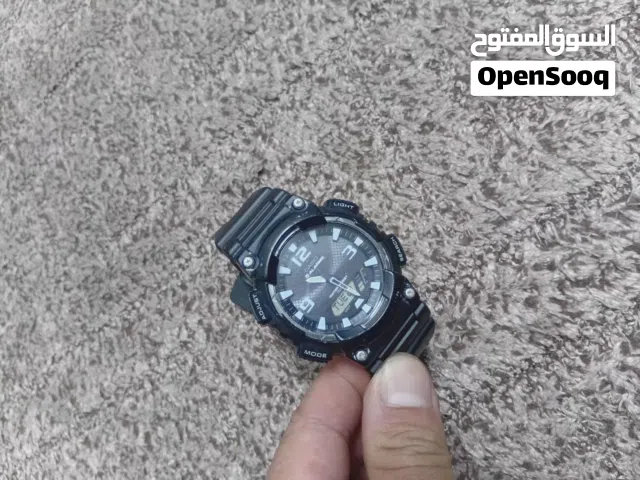 ساعه كاسيو اصليه يابنيه  مستخدمه