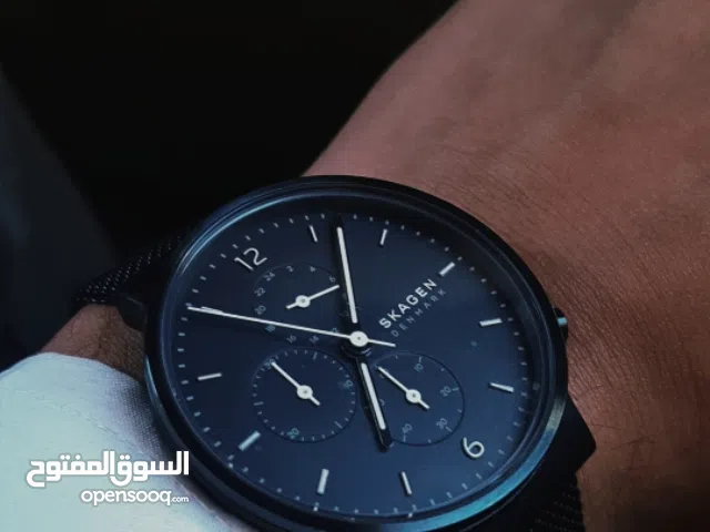 Skagen Denmark wrist watch skw6508 Aaren blue in color