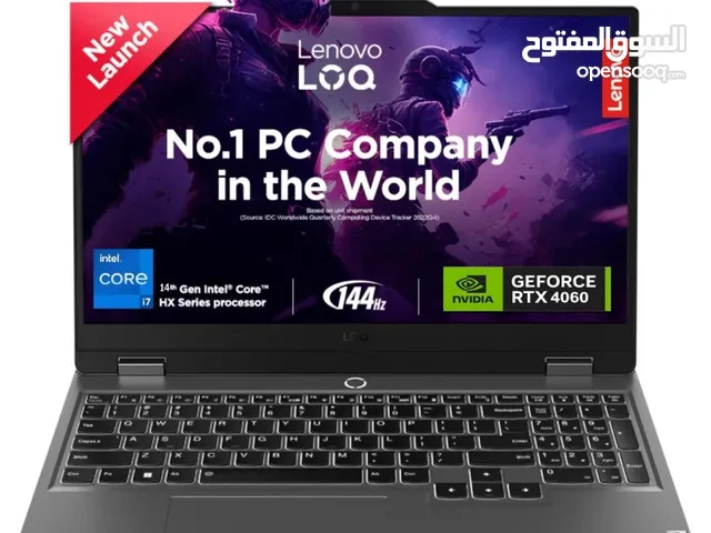 Lenovo LOQ Gen 14 Intel Core i7-14700HX 16GB DDR5 1TB SSD RTX 4060 15.6" Gaming Laptop لابتوب العاب