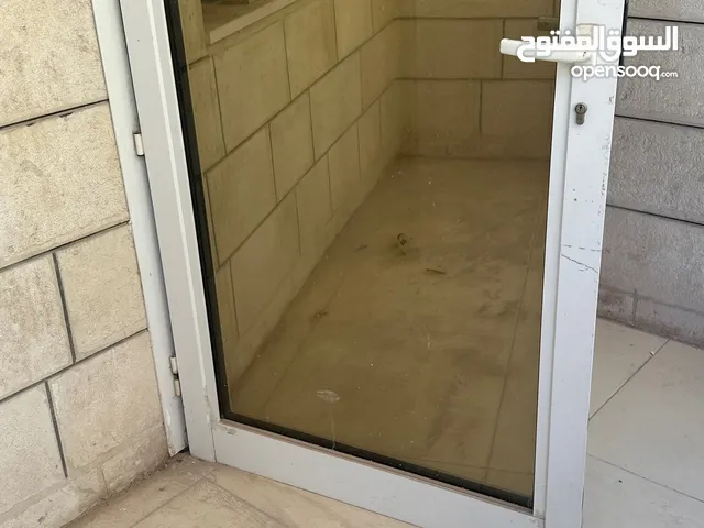 باب المنيوم زجاج ذهبي الطول 220cm عرض 100cm