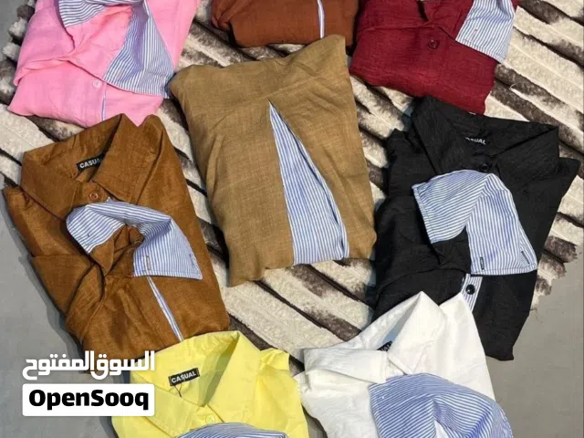 شيميز كلاسيك   الموديل شيميز ساده في مقلم