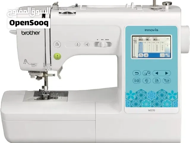مكينة خياطة براذر 370m مع موقع فيه اكثر من تصميم+ برنامج المكينة.