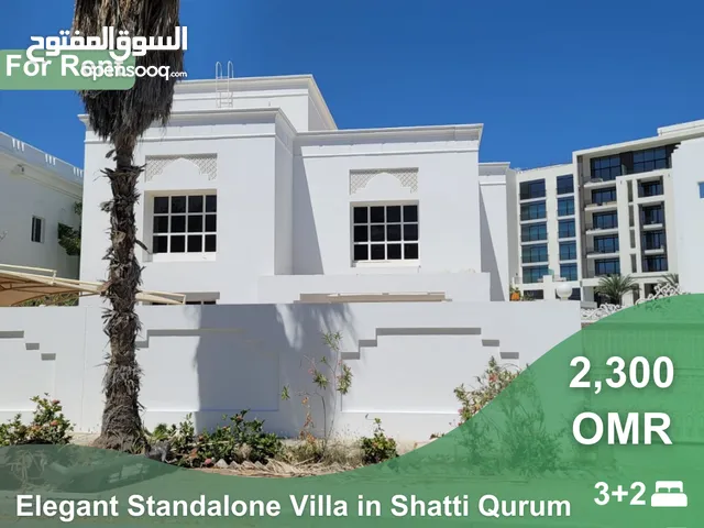 Elegant Standalone Villa for Rent in Shatti Al Qurum  REF 427GB