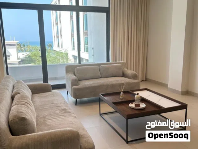 شقة غرفتين للإيجار الشهري. مطلة على البحر في منطقة القرم  Two bedroom apartment  Sea view  Qurm area