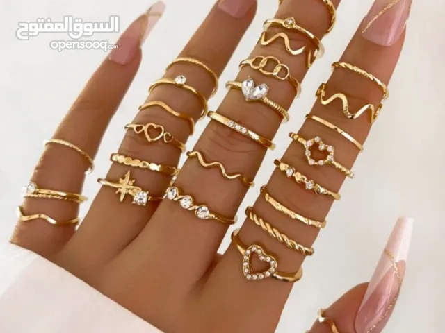 28 Gold&Silver plated pieces ring - 30 SAR