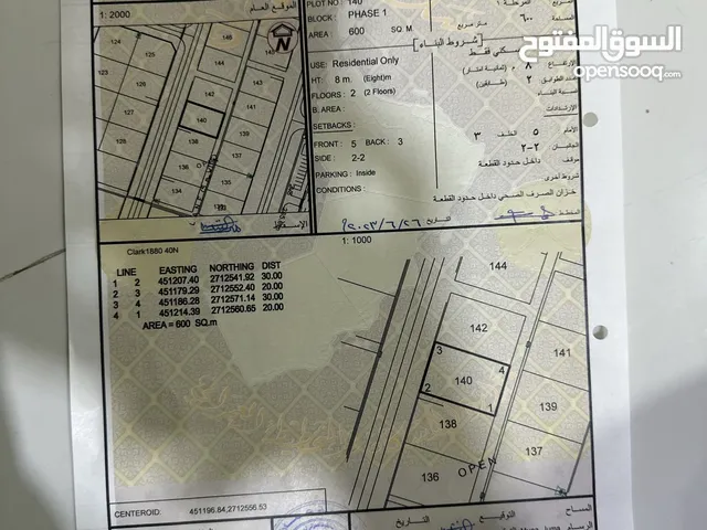 Residential Land for Sale in Al Batinah Liwa
