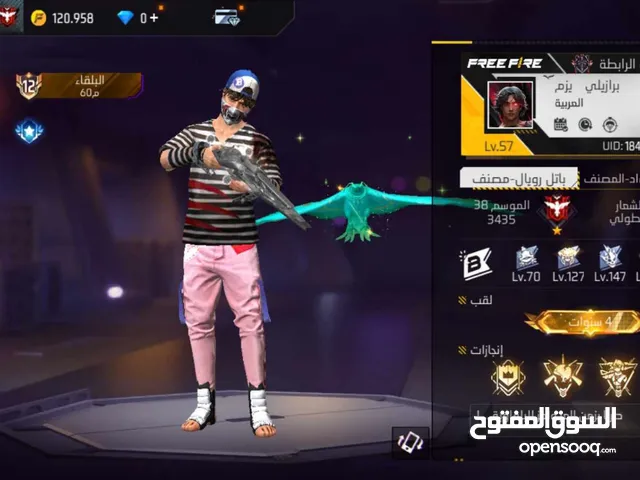 Free Fire Accounts and Characters for Sale in Salt