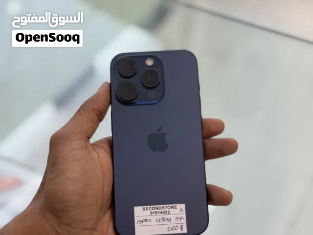 Apple iPhone 15 Pro Blue 128GB Used Excellent Condition - MobilePhones
