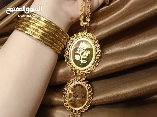 تعاليق سبايك مع سلوس حلبي مطلي درجه اولى