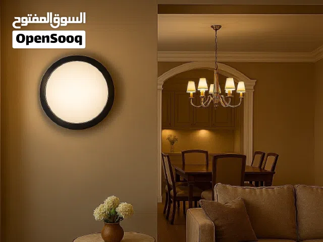 Wall Light PIR Motion Sensor Surface Round / إنارة جدارية دائرية بحساس حركة PIR – Omilex