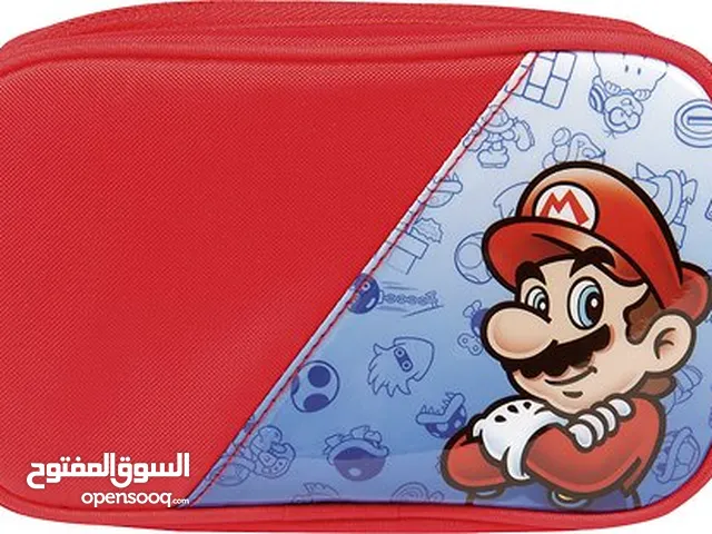 Nintendo DS, DS Lite, DSi, DSi XL, 3DS and 3DS XL Super Mario Case Protective Carry Bag Red Handheld