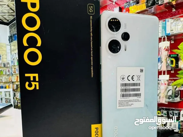 اخو الجديد مستعمل poco F5 رام 16 جيجا 256 أغراضه الاصليه متوفر توصيل متوفر جديد