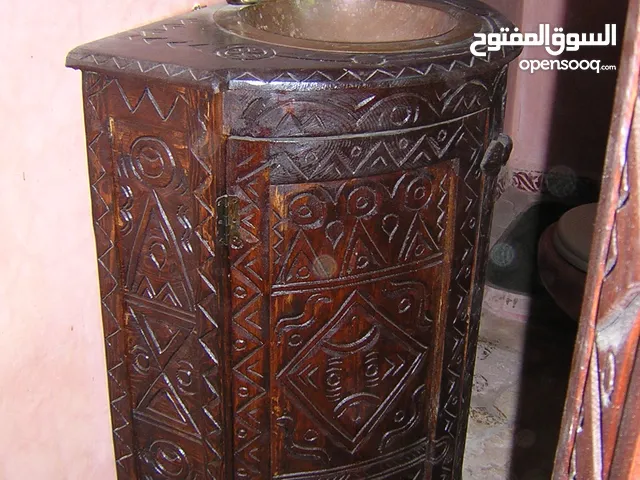 carved wood washbasin stand