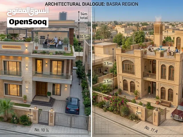 250 m2 More than 6 bedrooms Townhouse for Rent in Basra Al Jameea