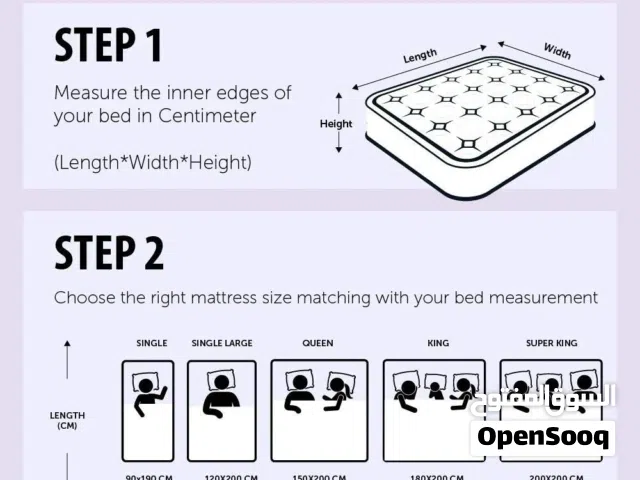 King Bed Mattress-Danube King 200×180