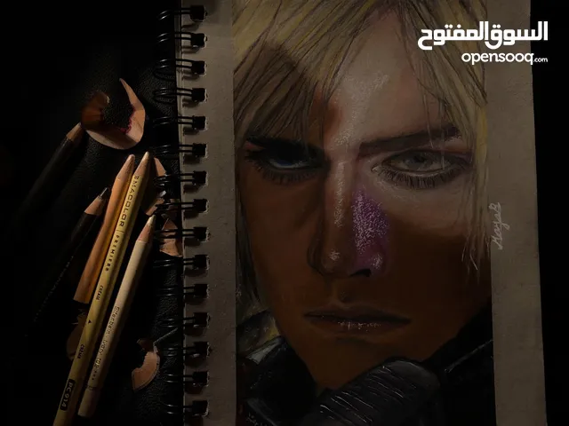 رسم ورقي حسب الطلب رسم ورقي حسب الطلب، ارسم لك اي صورة تبيها بجودة عالية على ورق toned gray A5