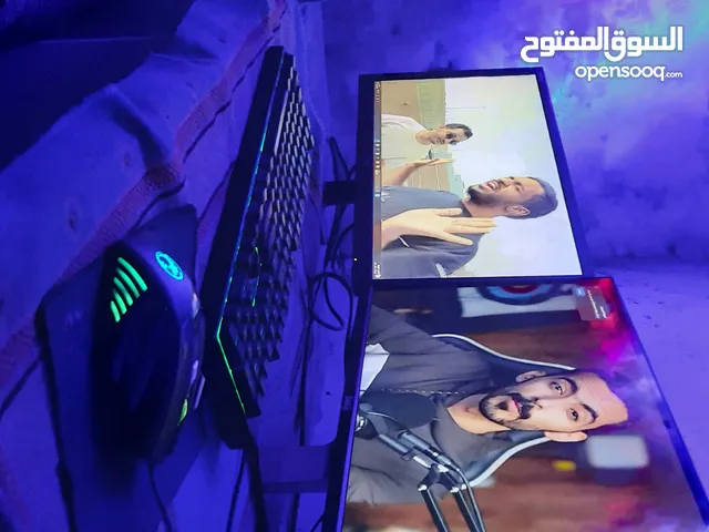تجميعة Pc Gaming  قوية جدا بسعر حرق مع شاشه وكيبورد وماوس gaming مضيء