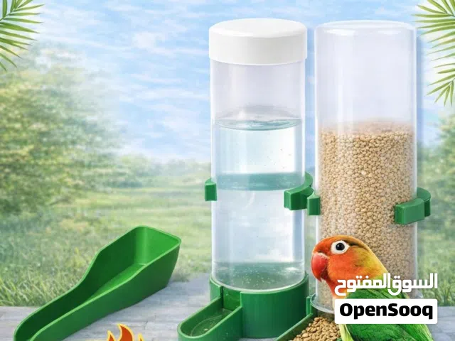 مغذي + مشربية طيور 2 في 1