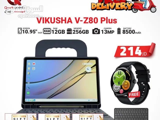 VIKUSHA TAB Z80 PLUS ( 256GB ) / 12 RAM NEW /// تابلت فيكوشا زد 80 بلس ذاكره 256 جيجا الرام 12 جديد