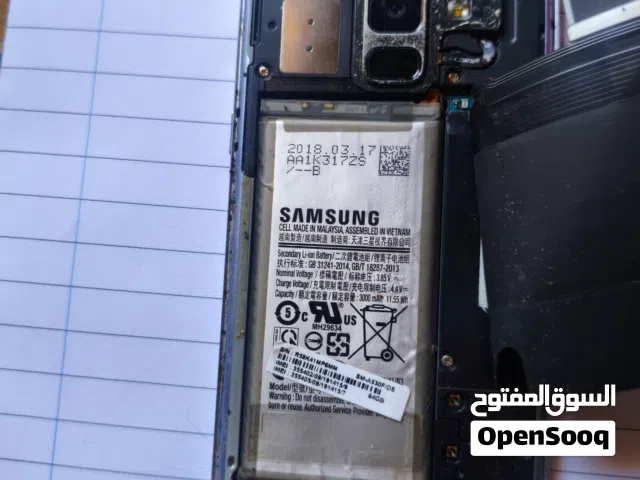 قطع غيار سامسونج A8 لوحة وبطارية وكاميرا وجراند بريمو برو