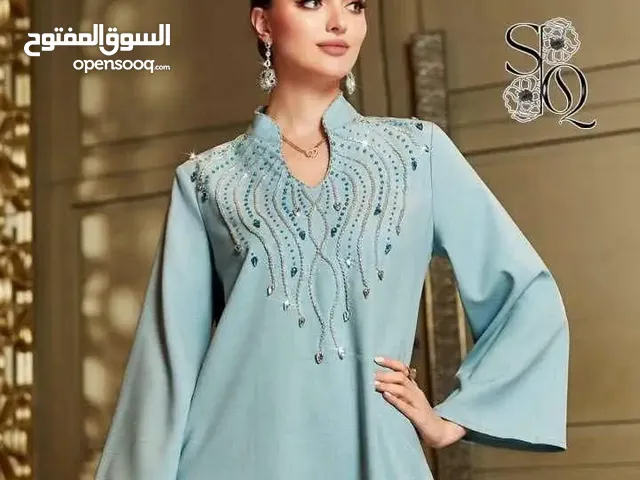 جلابيه العيد وصلت للانيقات بلون جذاب واكمام واسعه جميله جدا