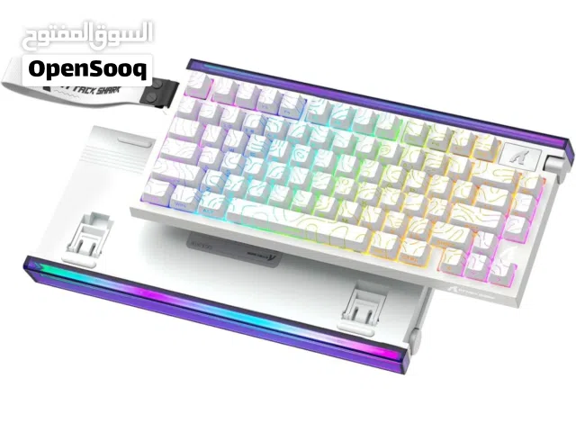 كيبورد اتاك شارك مغناطيسي سلكي اصلي ATTACK SHARK R85HE MAGNATIC WIRED KEYBOARD 75%