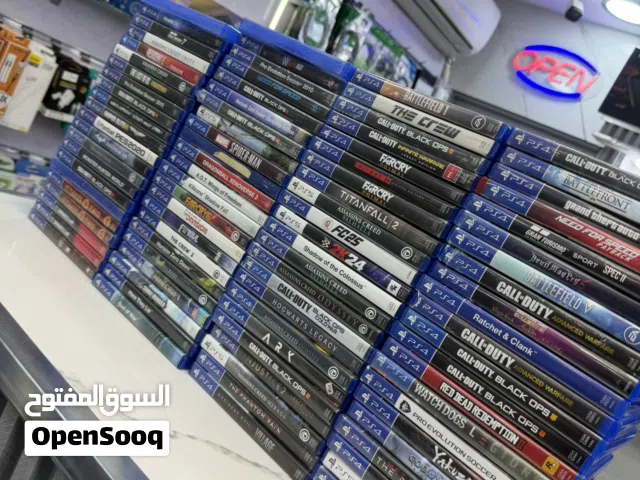 سيديات بلايستيشن 4 جديد ومستعمل يوجد لدينا خدمة التبديل والشراء