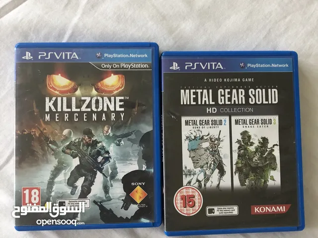 Psvita video games  Killzone Mercenary and Metal Gear Solid
