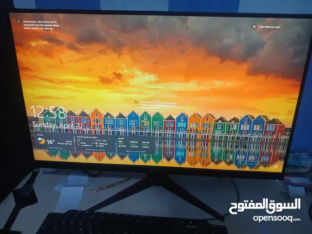للبيع كمبيوتر مكتبي احترافي + شاشة قيمنق تم تنزيل السعر الى 800