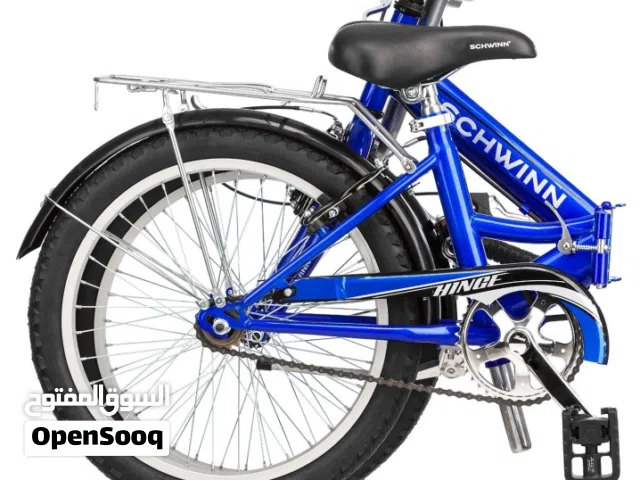 Schwinn 20-Inch Hinge Folding Bike, Blue to Fit In Trunks Of The Cars