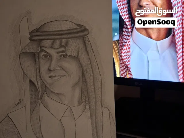 أستقبل طلب رسمات، رسومات يدوية sketch بقلم الرصاص