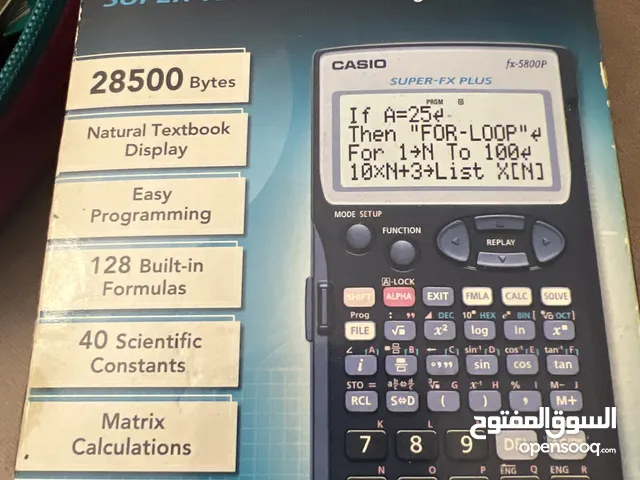 casio fx-5800p programmable scientific اله حاسبه