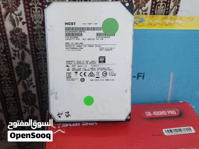 للبيع هارد سعته 8 تيراء مستعمل استعمال لمدة شهر