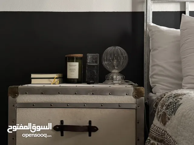 Pottery barn ludlow trunk bedside table