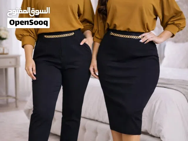 البسي وخلي الكل يقولوا من وين حصلت هذا الطقم!! طقم نسائي مكون من 3 قطع، تنورة+بلوزة+ بنطلون
