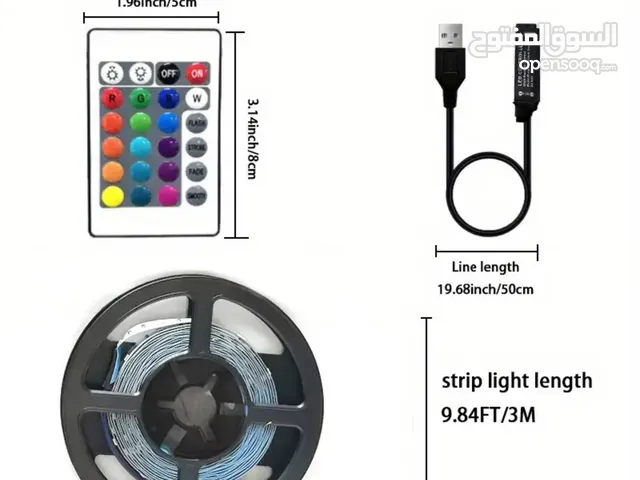 Colorful led light for gaming , for rooms etc