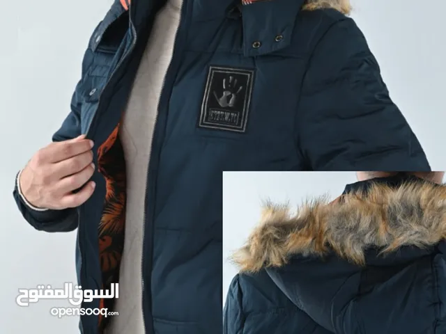 جواكت رجالي منفوخ ابو كوفية الموضة فقط