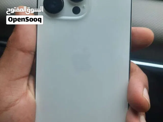 أبل آيفون 13 برو مستعمل بحالة ممتازة مع سعة 128 جيجابايت باللون الأبيض
